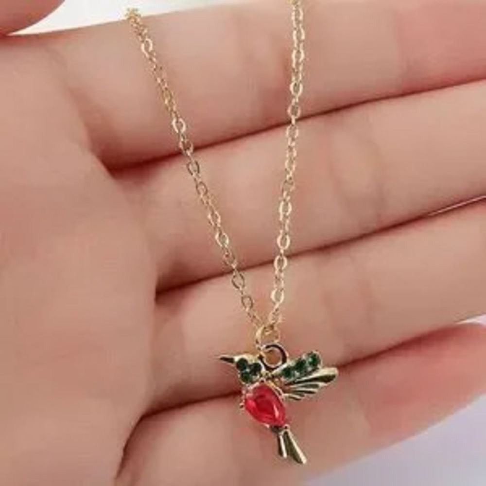 New Minimalist Delicate?Hummingbird?Necklace